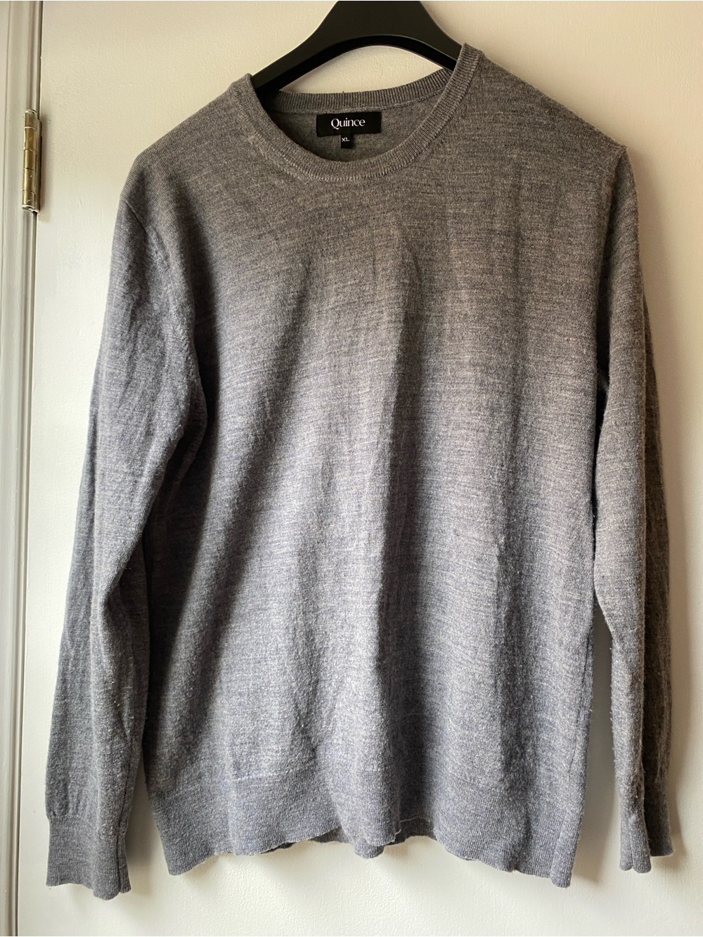 Quince Men's Crewneck Sweater — Heather Gray